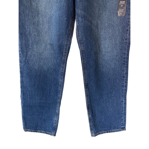 J. Crew Women’s Size 31 Premium Edition High-Rise Straight Leg Jeans Button NWT - Picture 4 of 8